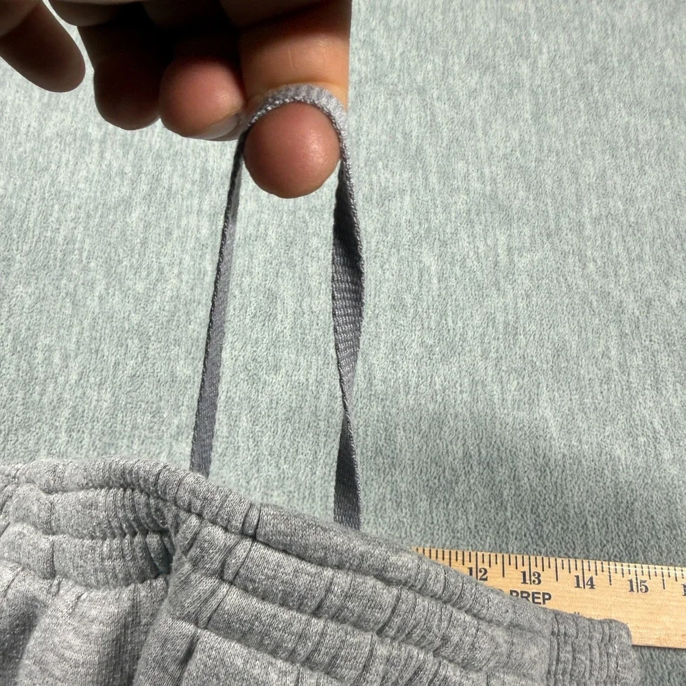 Starter Sweatpants Mens Medium Gray Fleece Cargo Pocket Elastic Waist Casual VTG